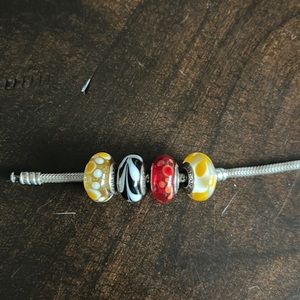 Pandora Murano glass beads - each priced and sold separately.